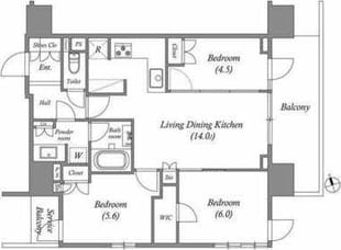 nido南千住の物件間取画像